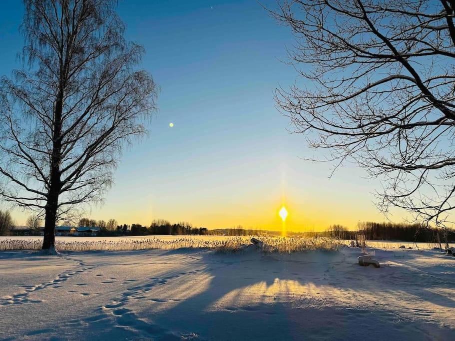 Pieni Saneerattu Hirsitalo Koskenpartaalla Chalet
